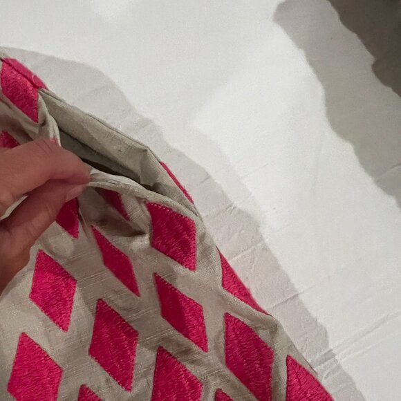 Boden Pink Diamond A-Line Skirt with Pockets - Picture 8 of 8